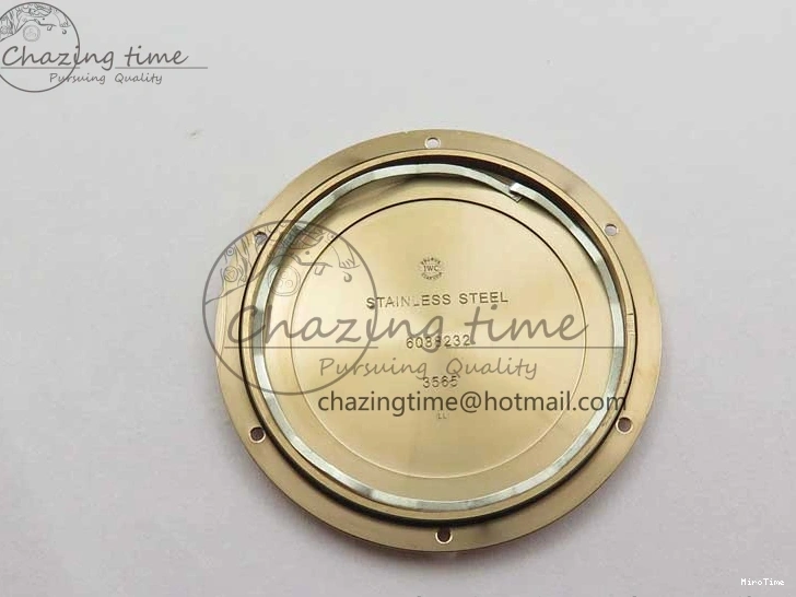 MIROTIME 0415 Stylish Portofino IW459402 RG MKS 1:1 Best Edition White Dial on Brown Leather Strap Miyota 7084